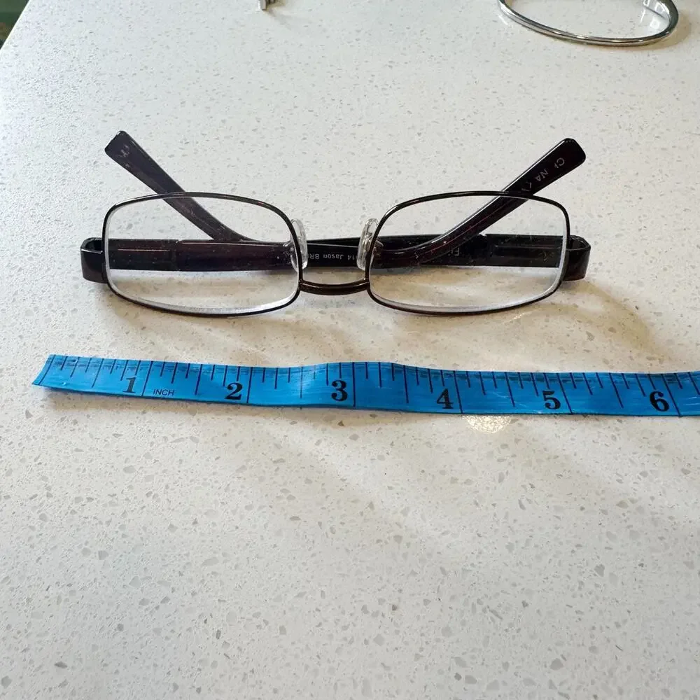 Foster Grant Reading Glasses Frames Jason Brown Rectangle FRAMES ONLY LO1014